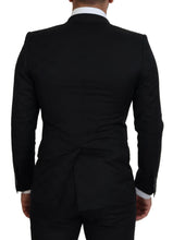 Load image into Gallery viewer, Dolce &amp; Gabbana Elegant Martini Style Black Formal Blazer
