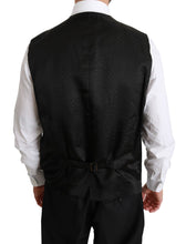 Load image into Gallery viewer, Dolce &amp; Gabbana Elegant Black Silk-Blend 3 Piece Suit
