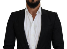 Load image into Gallery viewer, Dolce &amp; Gabbana Elegant Martini Style Black Formal Blazer
