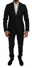 Load image into Gallery viewer, Dolce &amp; Gabbana Elegant Black Crystal-Embellished Two-Piece Suit
