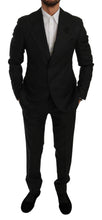 Load image into Gallery viewer, Dolce &amp; Gabbana Elegant Black Crystal-Embellished Two-Piece Suit
