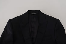 Load image into Gallery viewer, Dolce &amp; Gabbana Elegant Martini Style Black Formal Blazer
