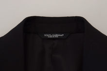 Load image into Gallery viewer, Dolce &amp; Gabbana Elegant Martini Style Black Formal Blazer
