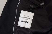 Load image into Gallery viewer, Dolce &amp; Gabbana Elegant Martini Style Black Formal Blazer
