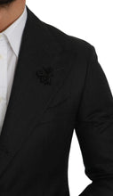 Load image into Gallery viewer, Dolce &amp; Gabbana Elegant Black Crystal-Embellished Two-Piece Suit
