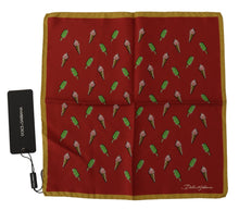 Load image into Gallery viewer, Dolce &amp; Gabbana Multicolor Printed Square Mens Handkerchief Scarf
