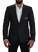 Load image into Gallery viewer, Dolce &amp; Gabbana Elegant Gray Single Breasted Wool Blazer
