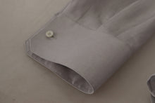 Load image into Gallery viewer, Dolce &amp; Gabbana Elegant Grey Slim Fit Linen Shirt
