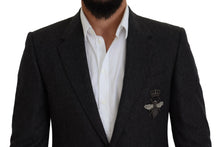 Load image into Gallery viewer, Dolce &amp; Gabbana Elegant Gray Single Breasted Wool Blazer
