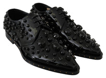 Load image into Gallery viewer, Dolce &amp; Gabbana Elegant Black Dress Shoes with Crystals
