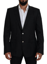 Load image into Gallery viewer, Dolce &amp; Gabbana Elegant Black Martini Wool Blazer
