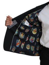 Load image into Gallery viewer, Dolce &amp; Gabbana Elegant Black Martini Wool Blazer

