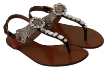 Load image into Gallery viewer, Dolce &amp; Gabbana Elegant Strappy Sandals with Exotic Charm
