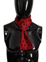 Load image into Gallery viewer, Dolce &amp; Gabbana Elegant Silk Men&#39;s Scarf in Black &amp; Red
