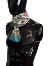 Load image into Gallery viewer, Dolce &amp; Gabbana Multicolor Seashells DG Print Silk Shawl Fringe Scarf
