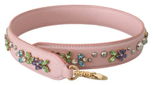 Load image into Gallery viewer, Dolce &amp; Gabbana Stunning Pink Crystal Studded Leather Strap
