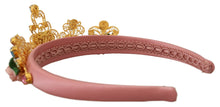 Load image into Gallery viewer, Dolce &amp; Gabbana Multicolor Crystal Embellished Diadem Headband
