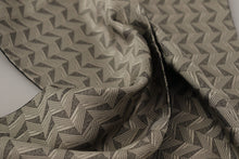 Load image into Gallery viewer, Dolce &amp; Gabbana Black Grey Geometric Patterned Shawl Fringe
