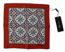 Load image into Gallery viewer, Dolce &amp; Gabbana Men&#39;s Majolica Silk Square Scarf Wrap
