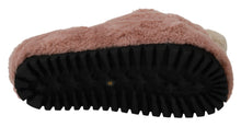 Load image into Gallery viewer, Dolce &amp; Gabbana Chic Pink Bear House Slippers by D&amp;G
