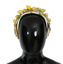 Load image into Gallery viewer, Dolce &amp; Gabbana Sicilian Lemon Crystal Diadem Tiara
