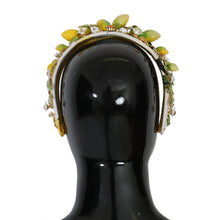 Load image into Gallery viewer, Dolce &amp; Gabbana Sicilian Lemon Crystal Diadem Tiara
