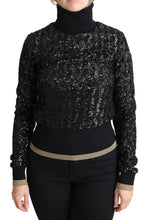 Load image into Gallery viewer, Dolce &amp; Gabbana Elegant Sequined Turtleneck Sweater
