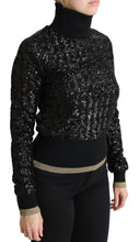 Load image into Gallery viewer, Dolce &amp; Gabbana Elegant Sequined Turtleneck Sweater
