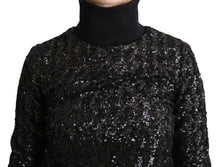 Load image into Gallery viewer, Dolce &amp; Gabbana Elegant Sequined Turtleneck Sweater
