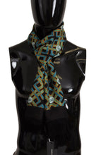 Load image into Gallery viewer, Dolce &amp; Gabbana Multicolor DG Logo Shawl Warm Neck Wrap Fringe Scarf

