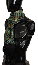 Load image into Gallery viewer, Dolce &amp; Gabbana Multicolor DG Logo Shawl Warm Neck Wrap Fringe Scarf
