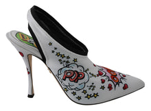 Load image into Gallery viewer, Dolce &amp; Gabbana White WOW Neoprene Stretch Pumps Shoes
