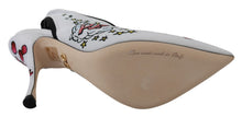 Load image into Gallery viewer, Dolce &amp; Gabbana White WOW Neoprene Stretch Pumps Shoes
