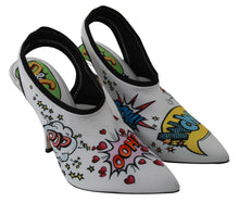 Load image into Gallery viewer, Dolce &amp; Gabbana White WOW Neoprene Stretch Pumps Shoes
