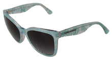 Load image into Gallery viewer, Dolce &amp; Gabbana Elegant Blue Lace Detail Sunglasses
