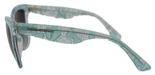 Load image into Gallery viewer, Dolce &amp; Gabbana Elegant Blue Lace Detail Sunglasses
