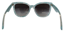 Load image into Gallery viewer, Dolce &amp; Gabbana Elegant Blue Lace Detail Sunglasses
