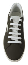 Load image into Gallery viewer, Dolce &amp; Gabbana Sleek White Leather Low Top Sneakers
