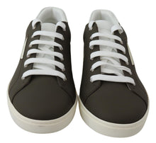 Load image into Gallery viewer, Dolce &amp; Gabbana Sleek White Leather Low Top Sneakers
