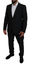 Load image into Gallery viewer, Dolce &amp; Gabbana Black Martini Slim Fit Designer Suit
