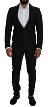 Load image into Gallery viewer, Dolce &amp; Gabbana Elegant Black Martini Suit for the Modern Man
