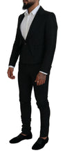 Load image into Gallery viewer, Dolce &amp; Gabbana Elegant Black Martini Suit for the Modern Man
