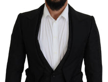 Load image into Gallery viewer, Dolce &amp; Gabbana Elegant Black Martini Suit for the Modern Man
