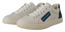 Load image into Gallery viewer, Dolce &amp; Gabbana Chic White Leather Low-Top Sneakers
