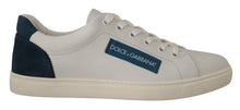 Load image into Gallery viewer, Dolce &amp; Gabbana Chic White Leather Low-Top Sneakers
