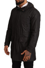 Load image into Gallery viewer, Dolce &amp; Gabbana Chic Hooded Blouson Coat in Timeless Black

