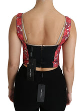 Load image into Gallery viewer, Dolce &amp; Gabbana Elegant Floral Brocade Cropped Top
