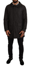 Load image into Gallery viewer, Dolce &amp; Gabbana Chic Hooded Blouson Coat in Timeless Black
