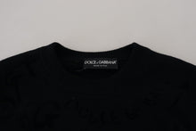 Load image into Gallery viewer, Dolce &amp; Gabbana Elegant Black Logo Wool Sweater

