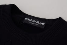 Load image into Gallery viewer, Dolce &amp; Gabbana Elegant Black Logo Wool Sweater

